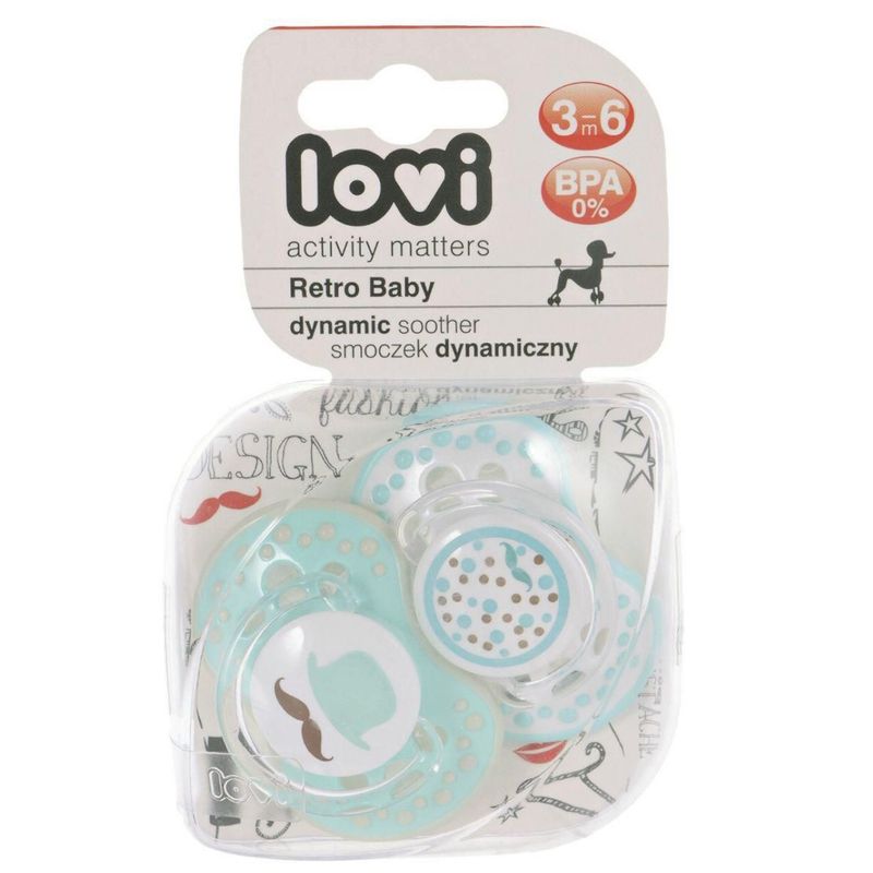 پستانک لاوی مدل lovi retro مجموعه 2عددی