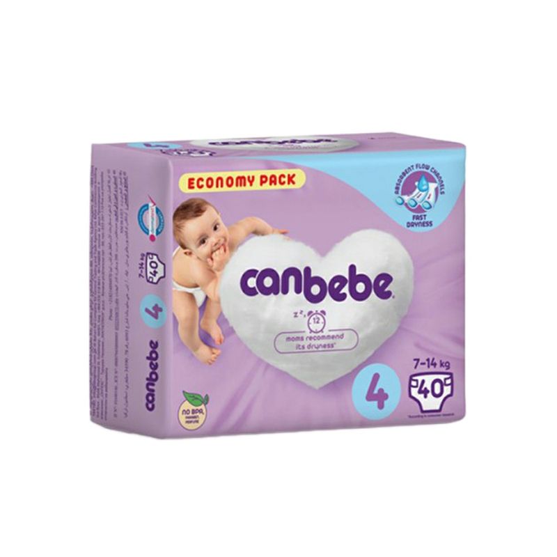 پوشک کودک جان به به مدل jumbo paket سایز 4 بسته 40 عددی