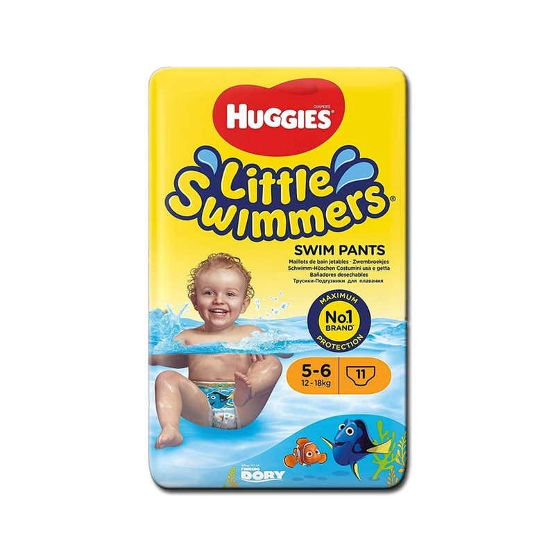 پوشک کودک هاگیز مدل little swimmer سایز 5 6 بسته 11 عددی