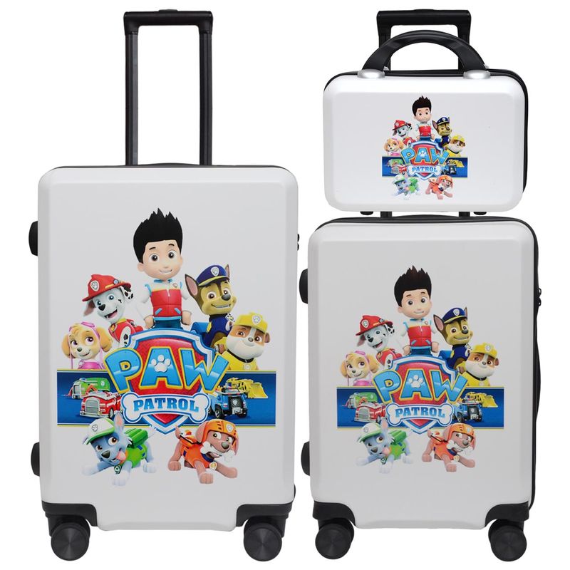 چمدان کودک مدل paw patrol مجموعه سه عددی