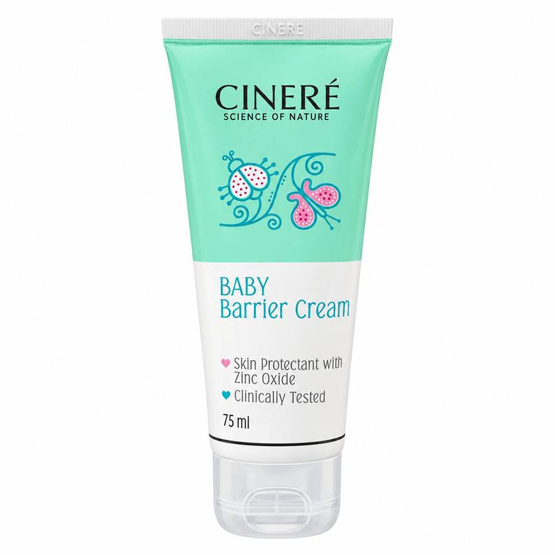کرم سوختگی و محافظ پای کودک سینره مدل baby barrier cream حجم 75 میلی‌لیتر
