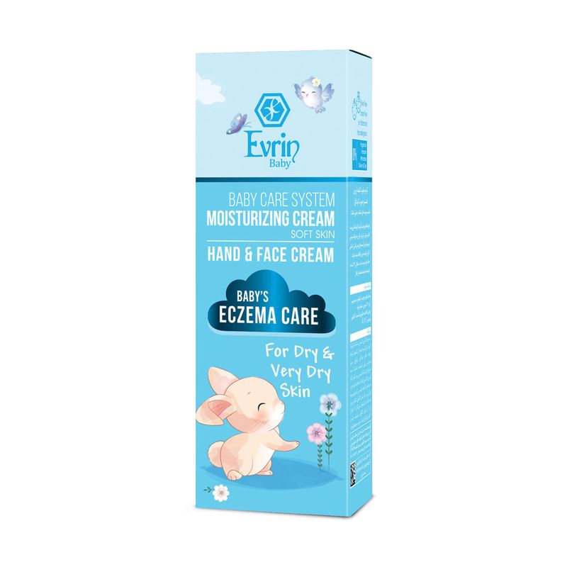 کرم مرطوب کننده پوست کودک اورین مدل eczema care حجم 75 میلی لیتر