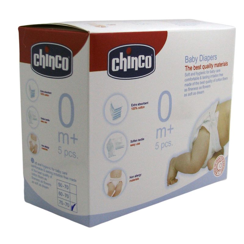کهنه بچه تیک مک مدل chinco سایز بزرگ بسته 5 عددی