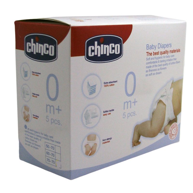 کهنه بچه تیک مک مدل chinco سایز متوسط بسته 5 عددی