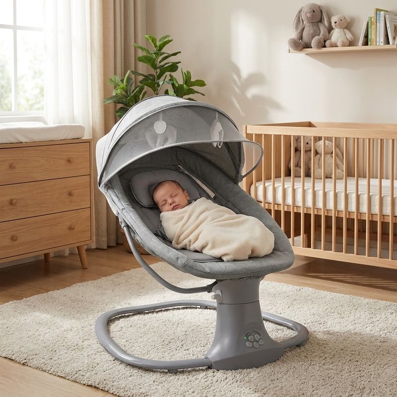 گهواره برقی نوزاد کیکابو مدل winks